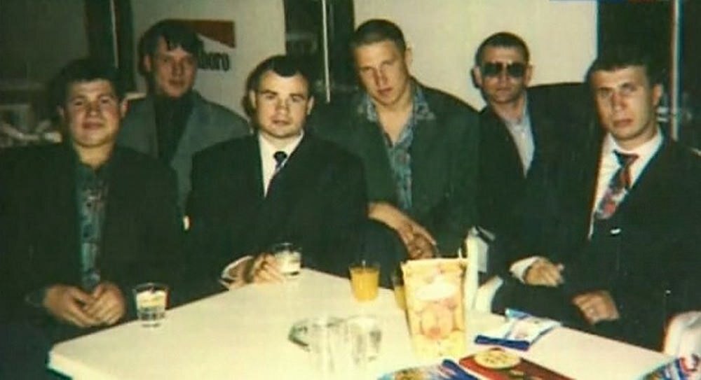 Сергей Тимофеев (Сильвестр) на фото крайний справа