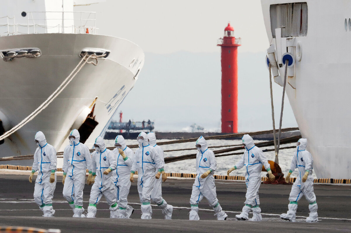 Diamond Princess лайнер коронавирус