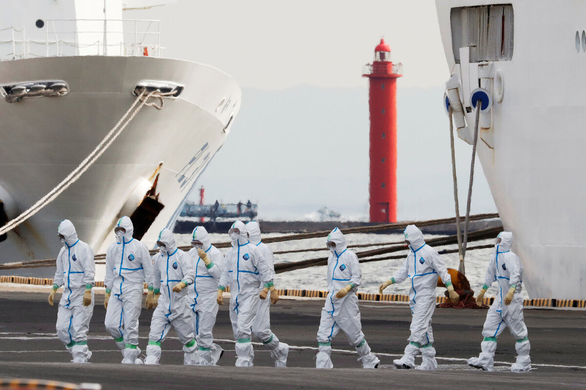 Diamond Princess лайнер коронавирус