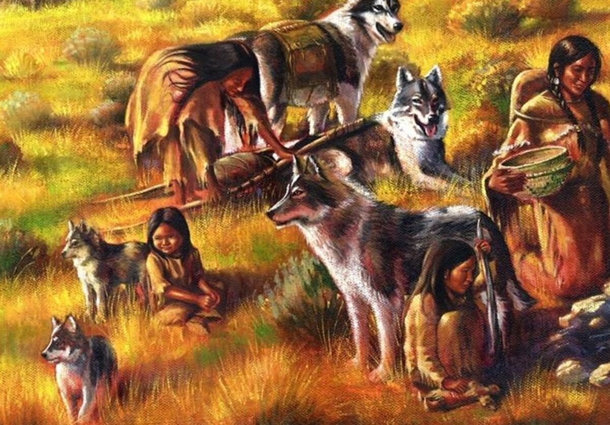 как человек приручил собаку