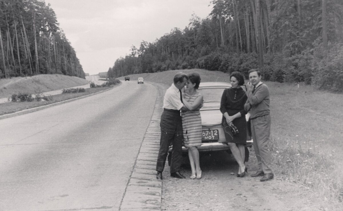 Фото в сторону Рублевского шоссе 1967 год