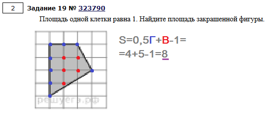 Задачи с клетками огэ