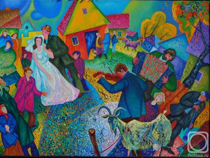 Чернявский Михаил. Деревенская свадьба. https://artnow.ru/ru/gallery/3/14501/picture/0/608805.html?sen=35