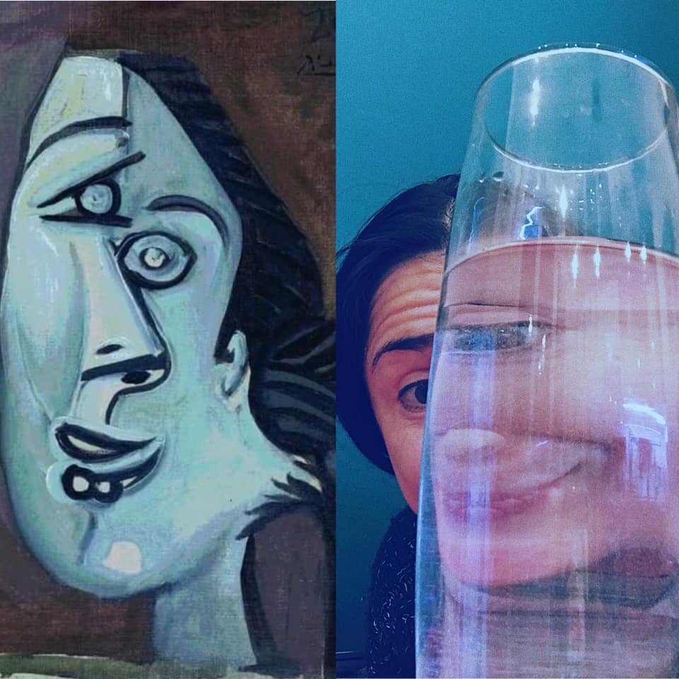 Алина Алфимова, фотограф, вдохновленная работой Пикассо. Фото: фейсбук Алины А.