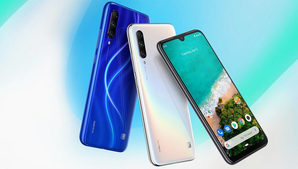 Xiaomi Mi A3 в 3 цветах 