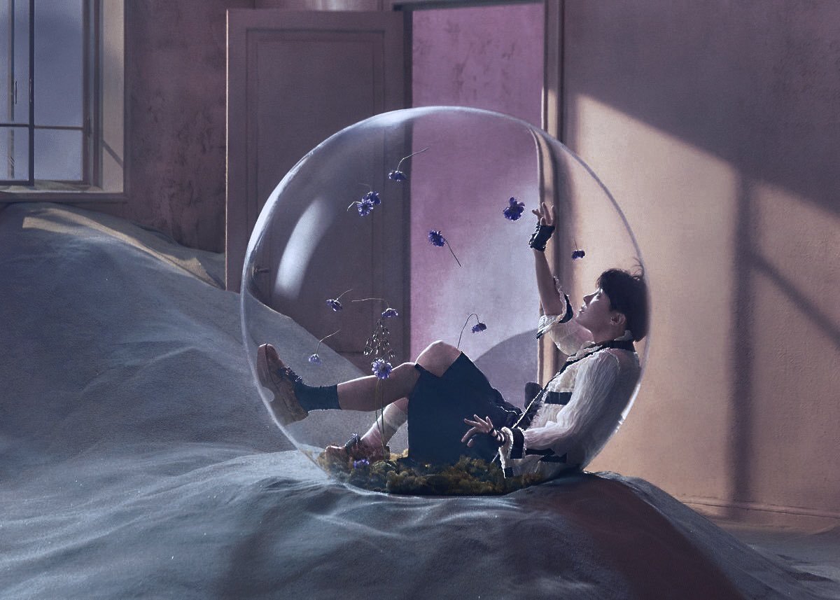 Фотосессия группы BTS очень к месту