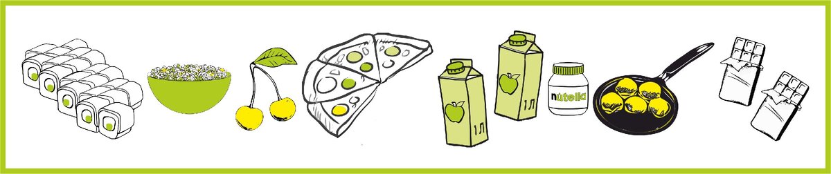 Еда, которую едят едоки. Авторская иллюстрация.