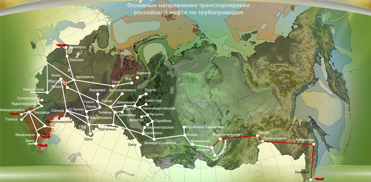 Газовая карта россии