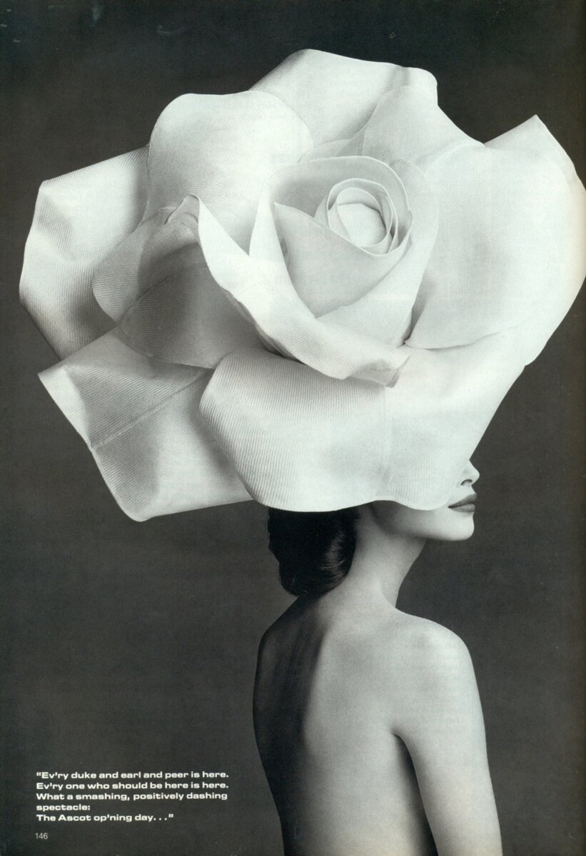 Патрик Демаршелье. Flower Girl -Christy Turlington-Vogue UK, February 1992