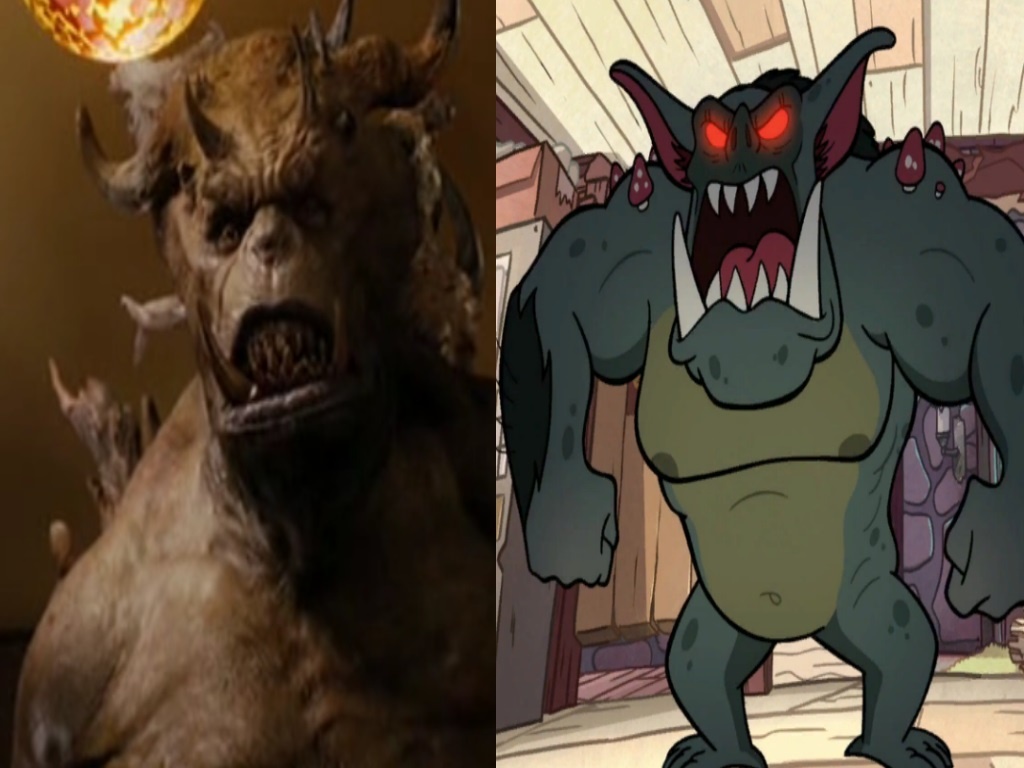 Кадры из фильма "Спайдервик:Хроники"и"Гравити Фолз". Действительно похожи? Листайте влево,чтобы увидеть больше.