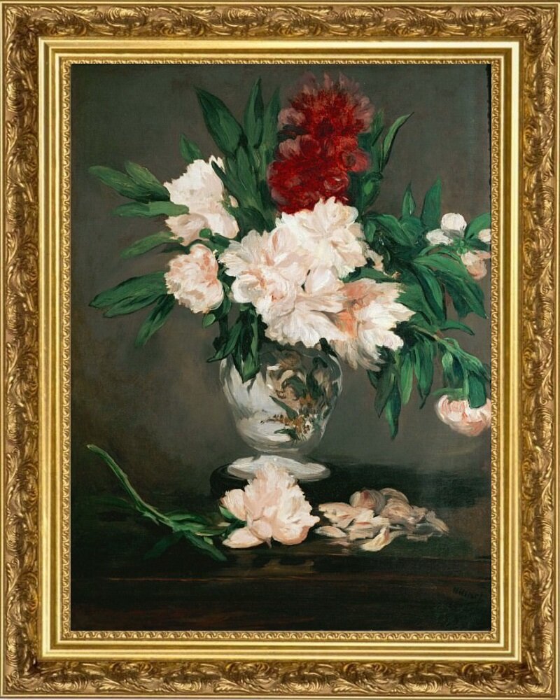 «Ваза с пионами», 1864