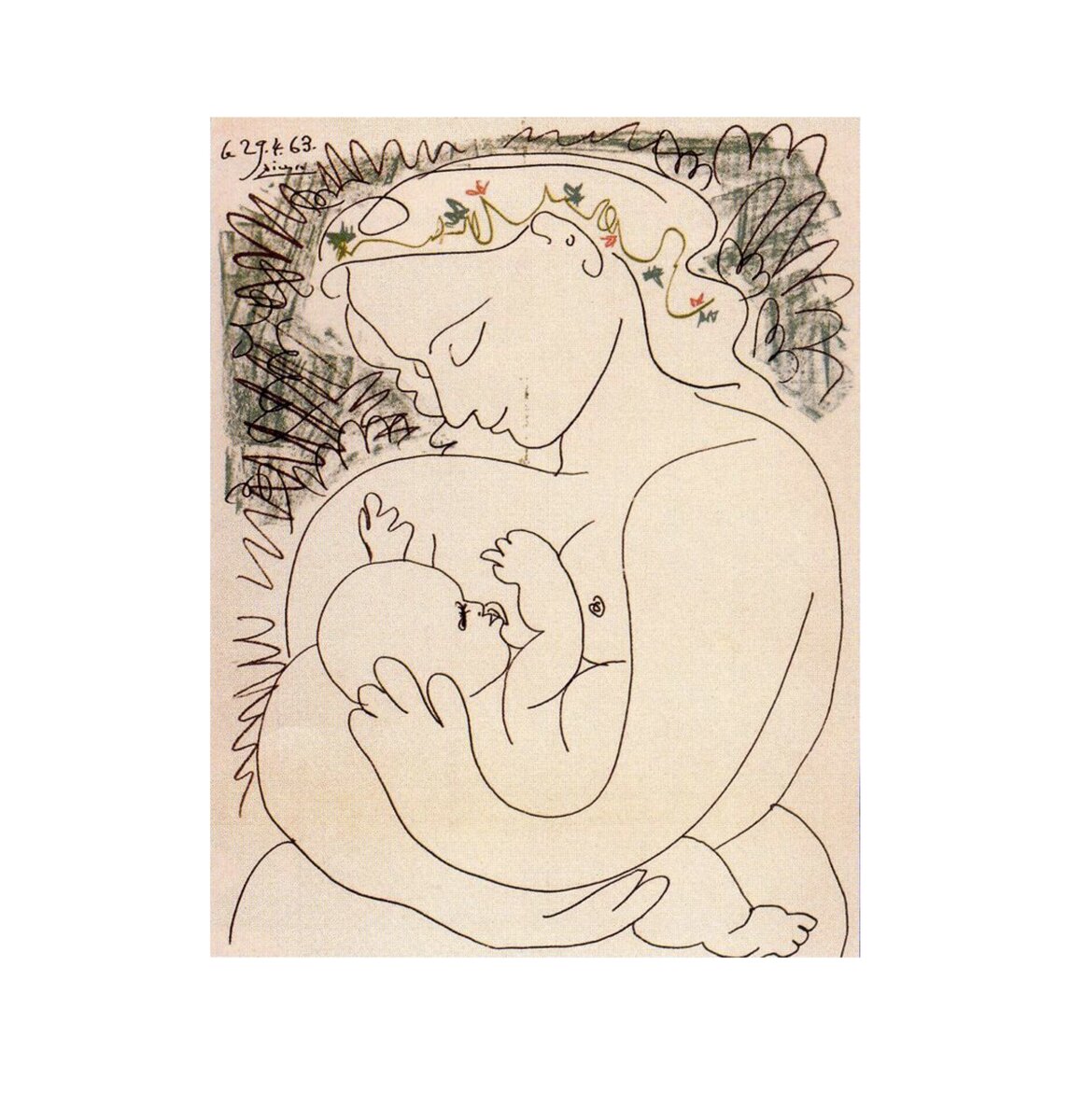 Пабло Пикассо «Материнство» 1963