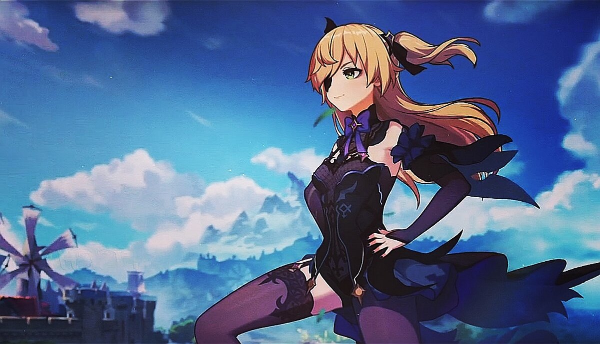 Внешность Фишль в самой игре