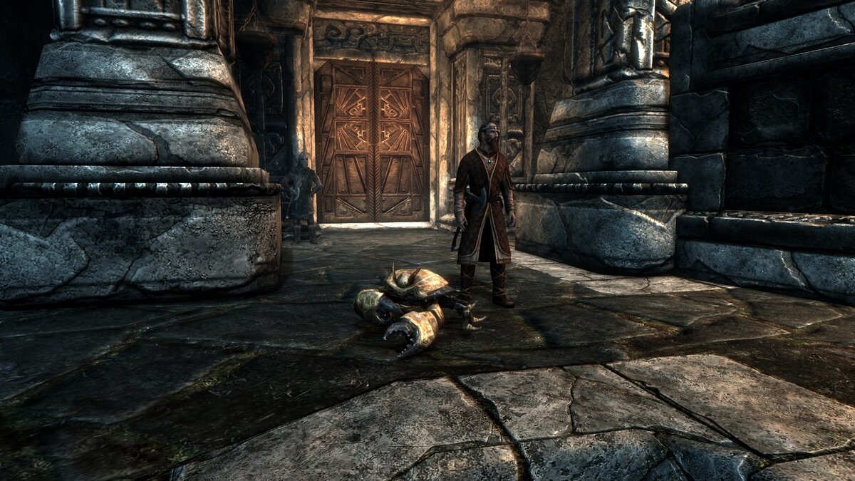 Питомец двемерский грязекраб в Skyrim