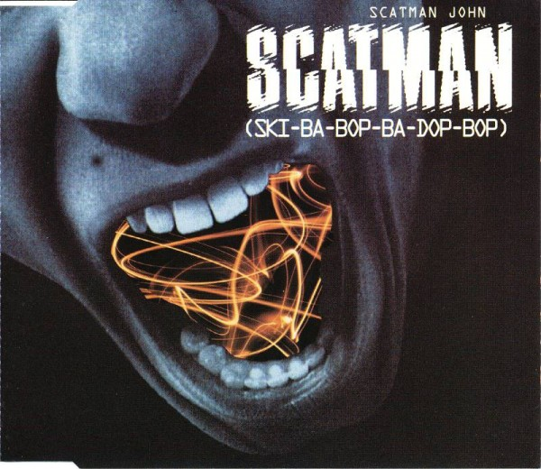 Обложка сингла "Scatman (ski-ba-bop-ba-dop-bop)" американо-немецкого автора и исполнителя Scatman John