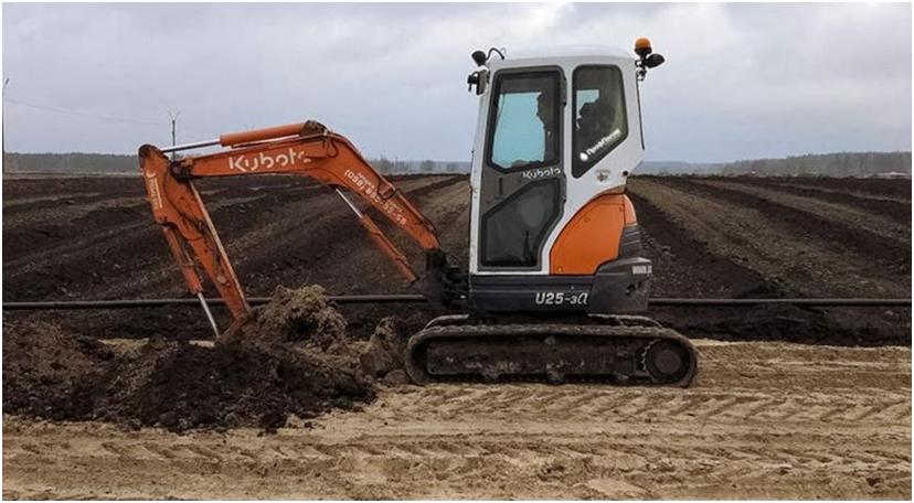  Рытье траншей под магистральные трубопроводы.
