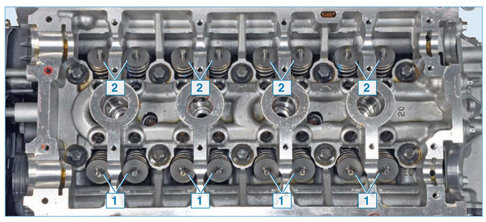 Головка блока цилиндров к4м