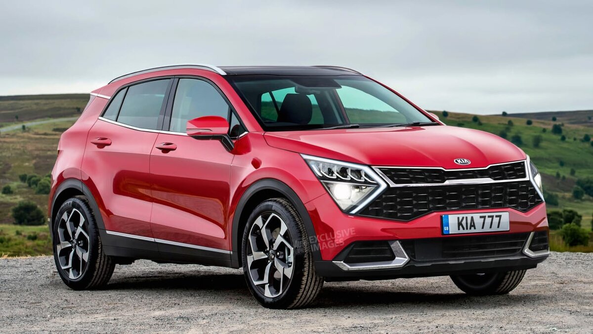 Kia Sportage 2021 красная