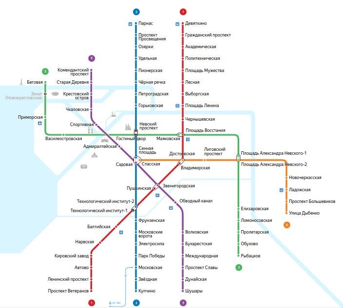 Казаковская станция метро санкт петербург на карте