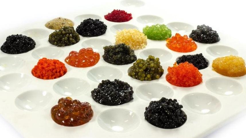 разные виды икры