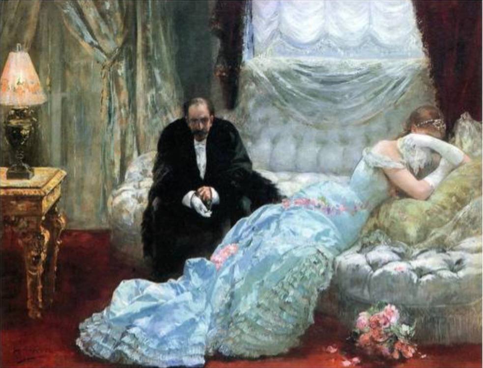 Анри Жерве "Возвращение с бала" 1879 год