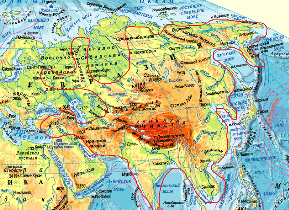 Аральское море на карте 6 класс Shtampik.com