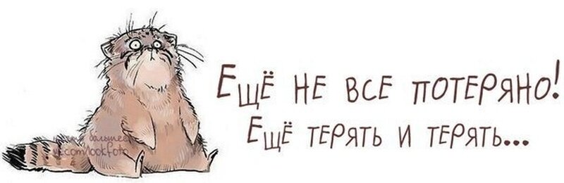 Не теряя. Шутки про потерянные вещи. Потерял прикол. Не всё потеряно. Еще не все потеряно.