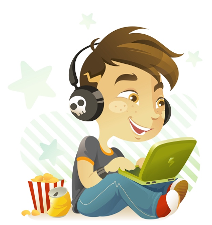 Рис. 1. Счастливый блогер. Автор рисунка Basse (https://www.clipartkey.com/downpng/JiwRow_boy/)