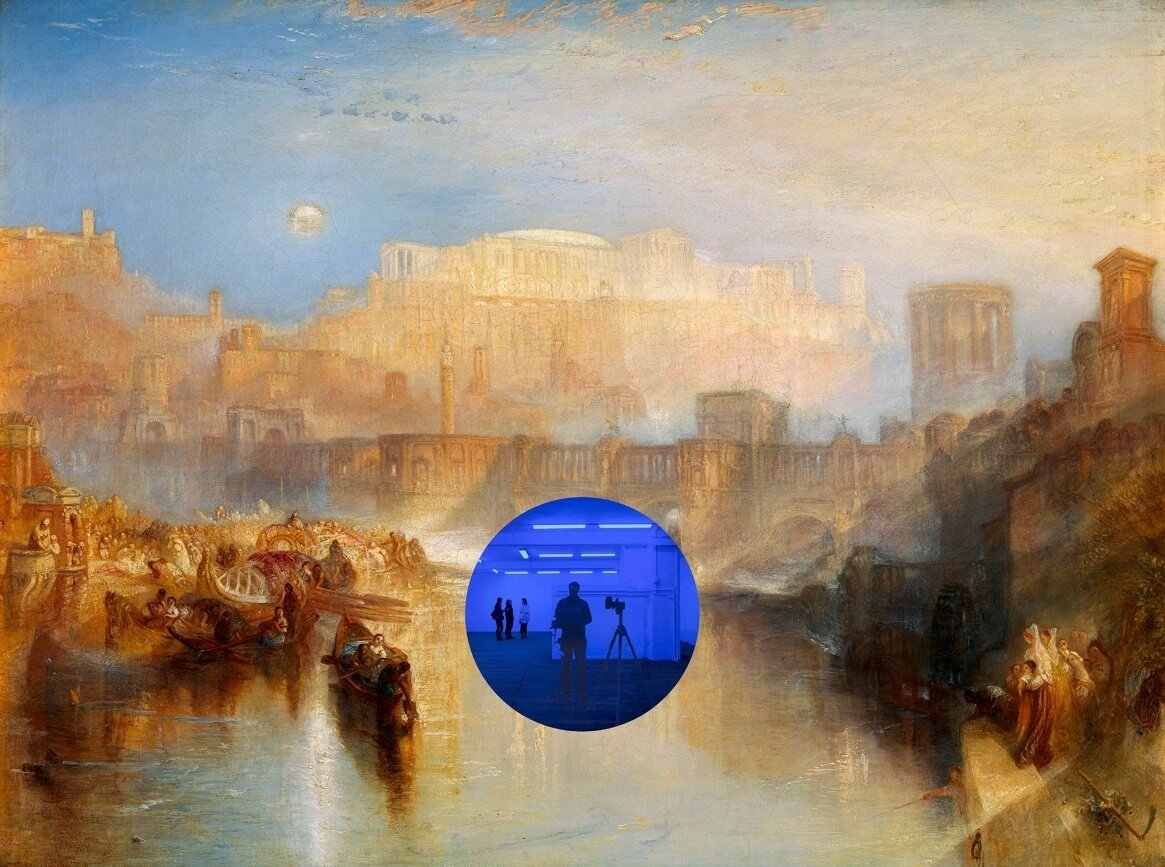 Джефф Кунс, Gazing Ball (Ульям Тернер, "Древний Рим", 1839 г.), 2021 г.