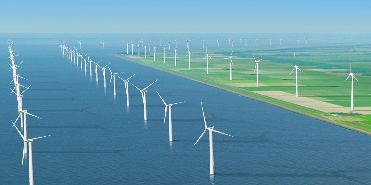 Ветряные электростанции в Дании. Источник: Яндекс.Картинки