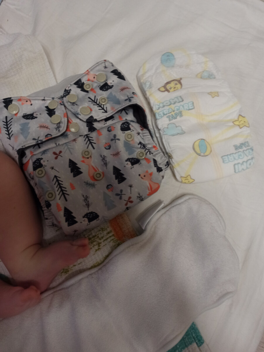 Многоразовый и одноразовый подгузник