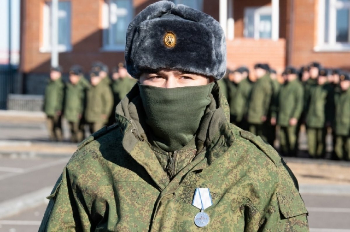    В Тюмени мобилизованного наградили медалью «За отвагу»
