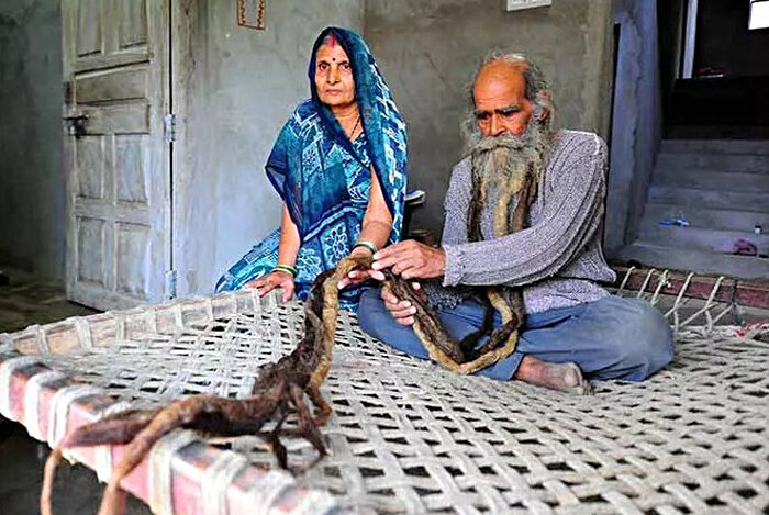 Новый "самый грязный человек в мире" - индус Кайлаш Сингху