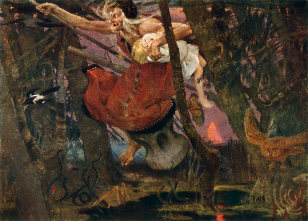 Картина В. Васнецова "Баба Яга"