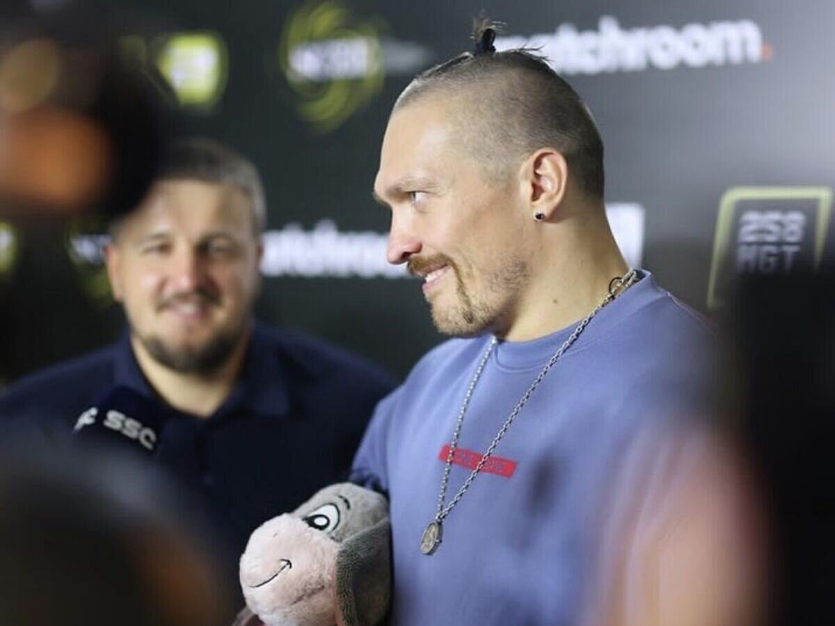    Украинец Александр Усик© Соцсети боксера