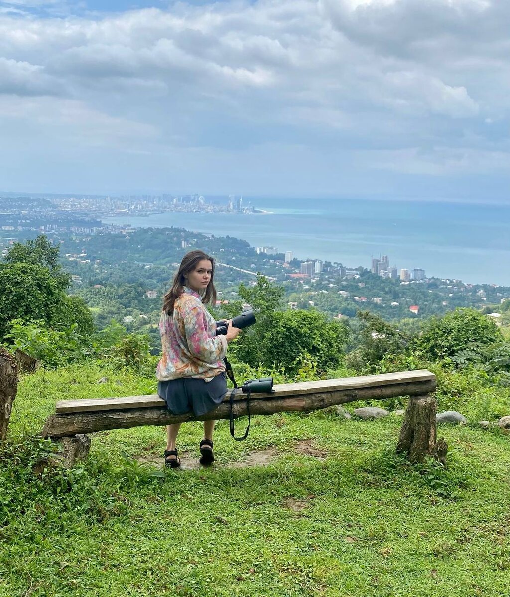 Вид на Батуми и Черное море