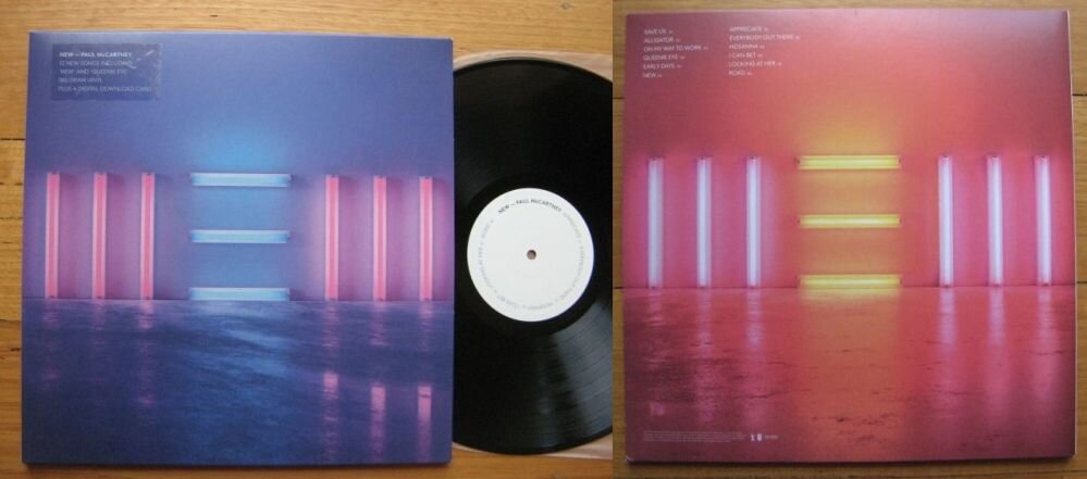 Виниловый выпуск альбома Paul McCartney «New», 2013 г.