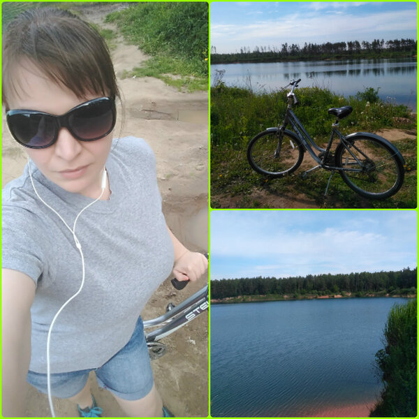 Фото велосипеда на природе