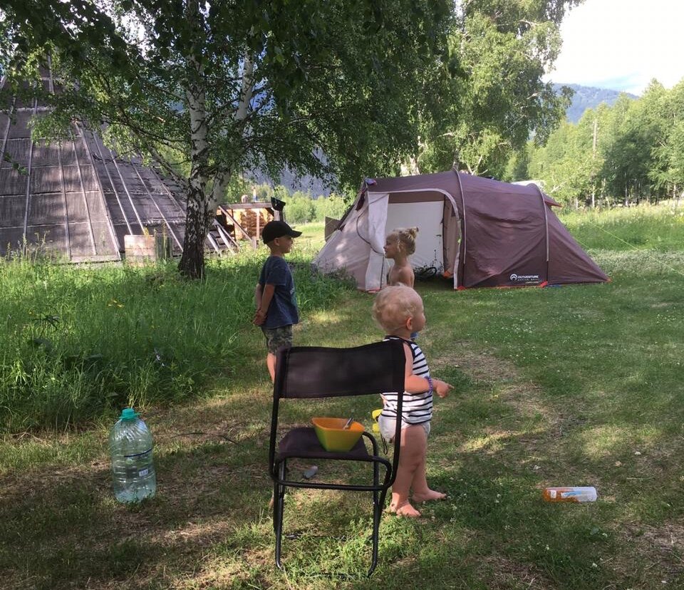 Единственное фото палатки)))