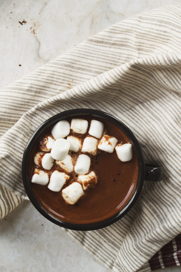 Какао с зефирками