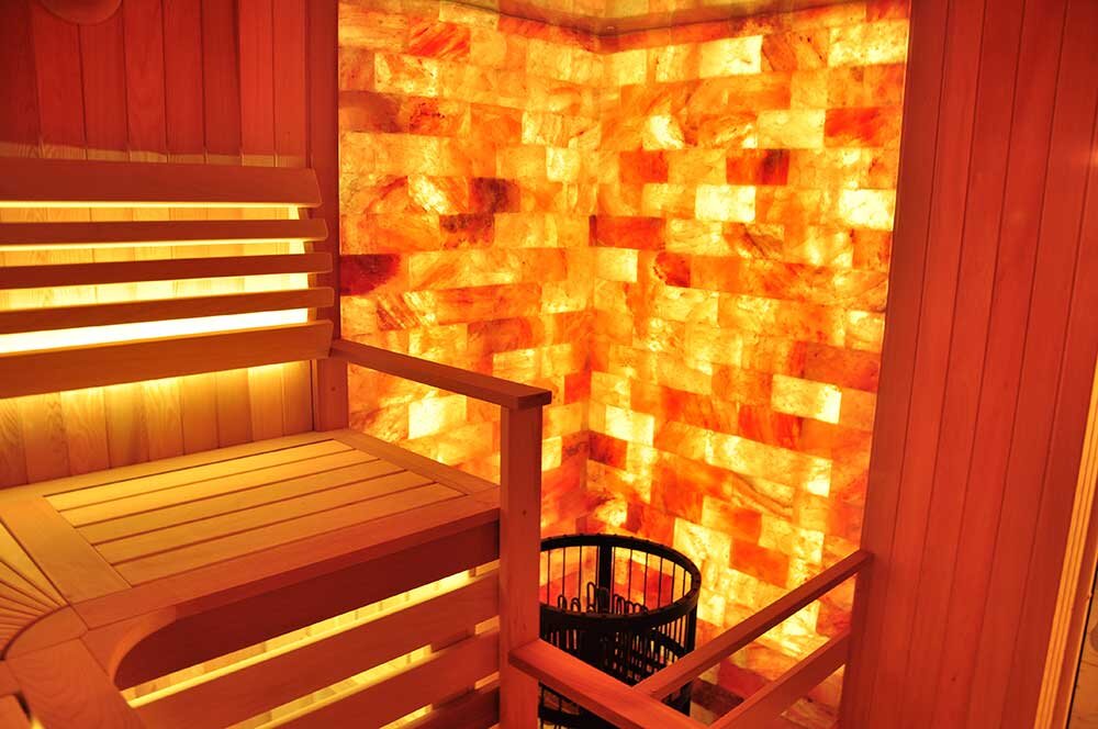 Панно из солевой плитки