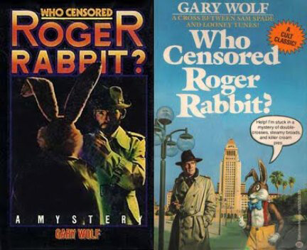 Оригинальные обложки книг "Who censored Roger Rabbit?"