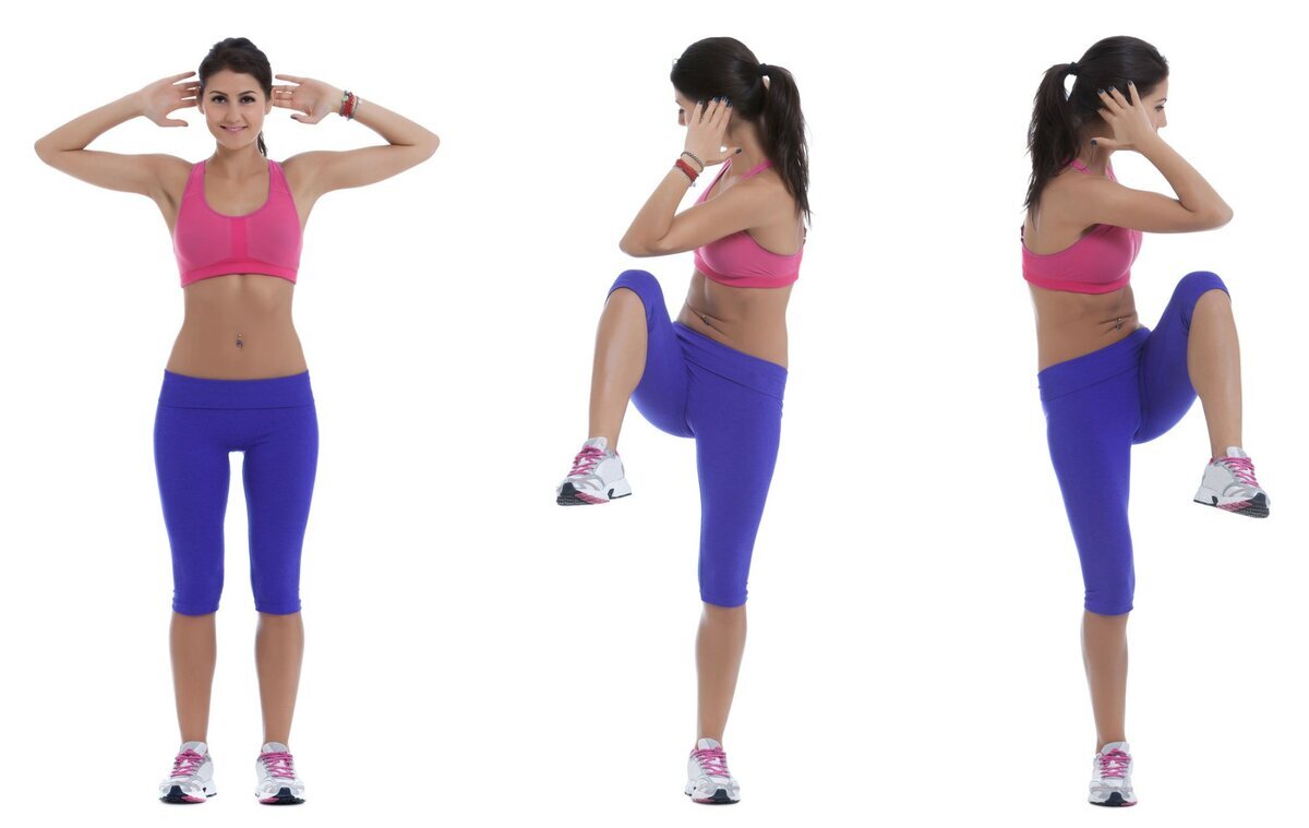 Приведение колена к груди