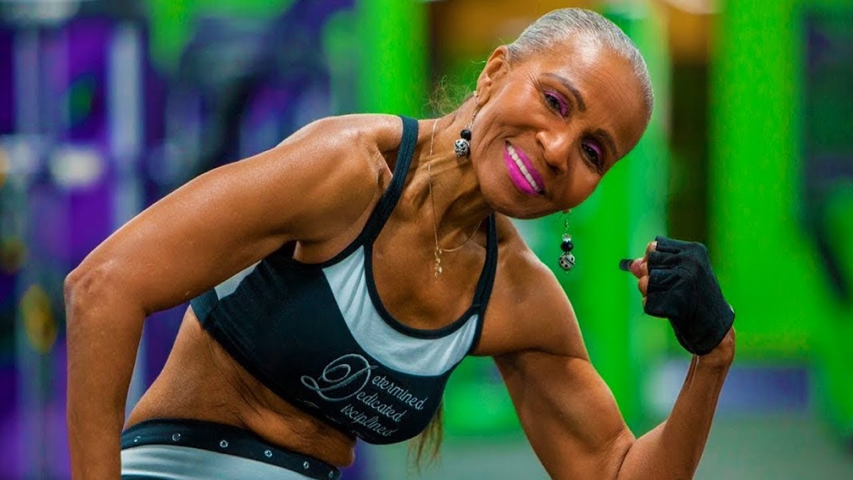 Эрнесте Шепард - 83-х летняя спортсменка.