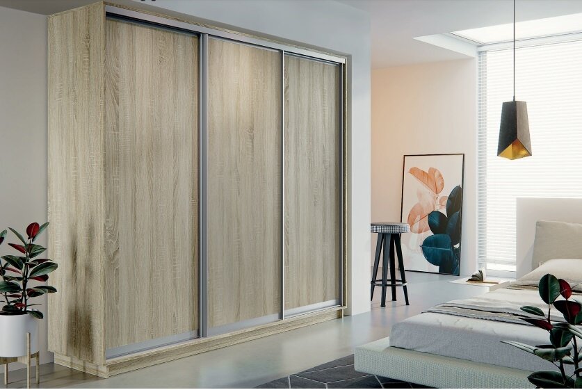 Типичные "глухие" ЛДСП фасады, выполненный в одном цвете с корпусом