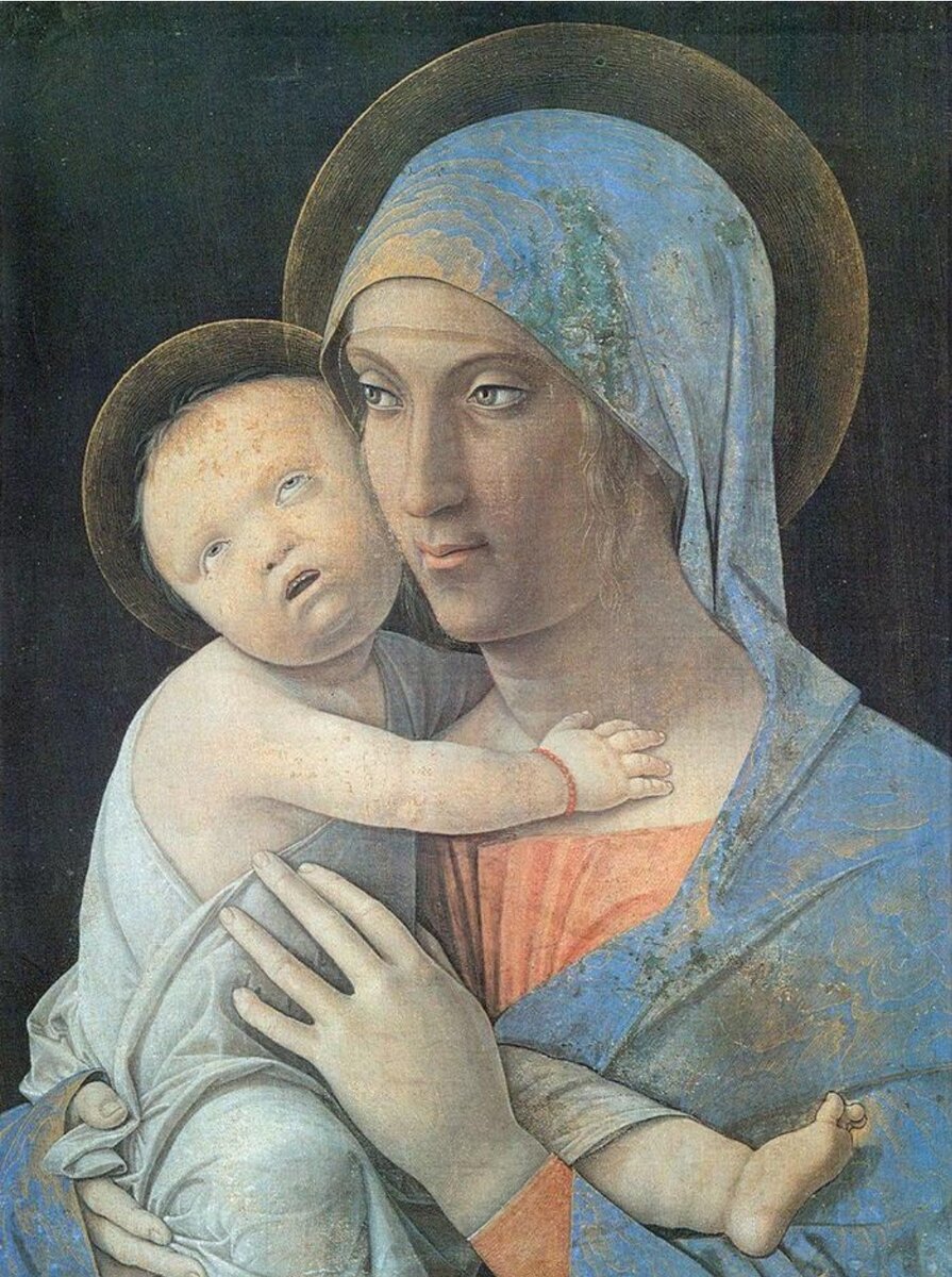Мадонна с Младенцем,  Андреа Мантенья