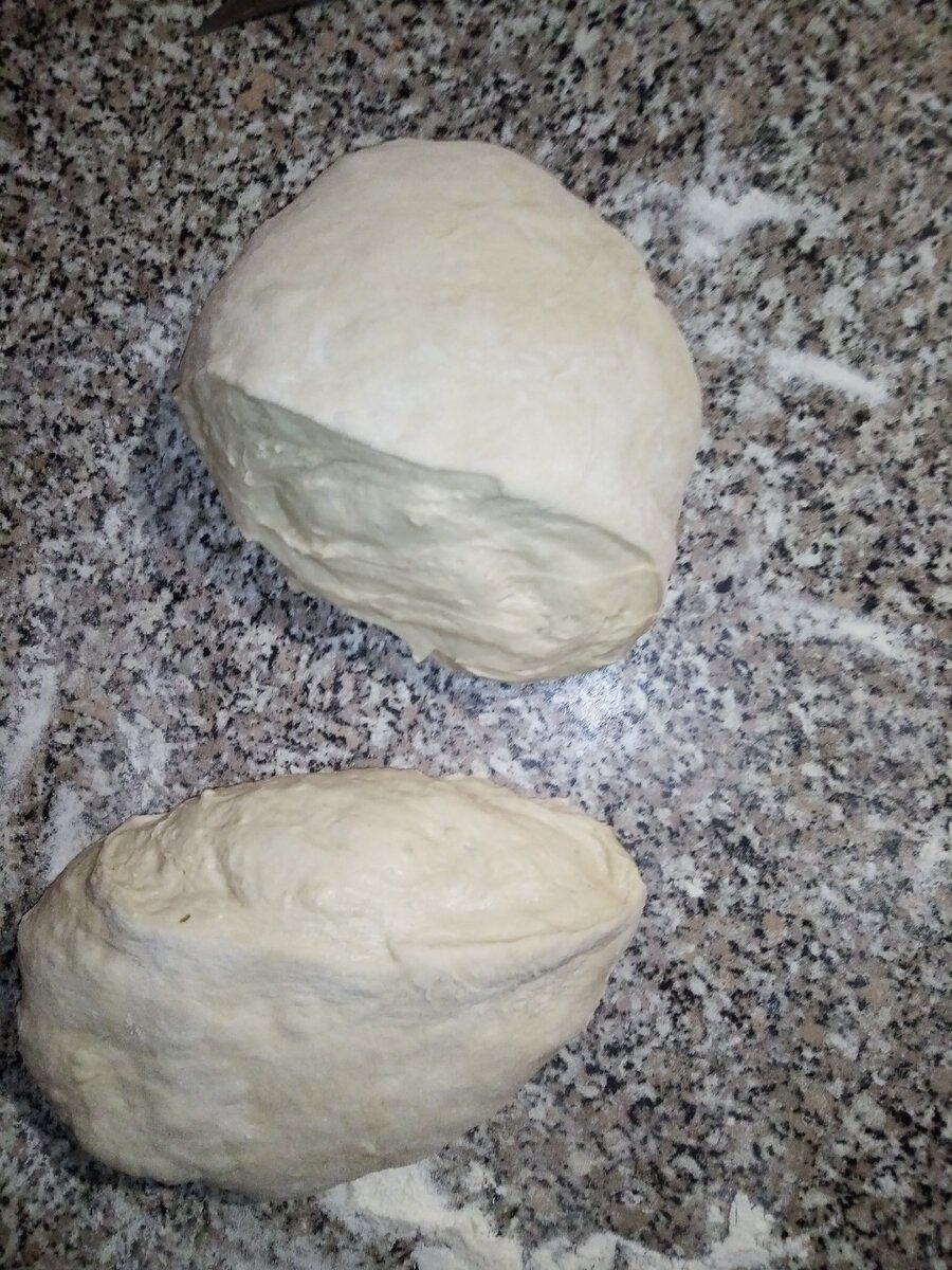 Вот такое тесто получилось