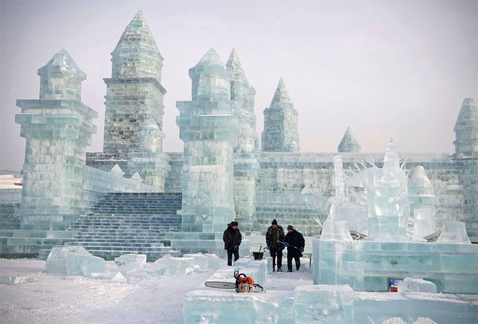 Ледяной городок в Харбине