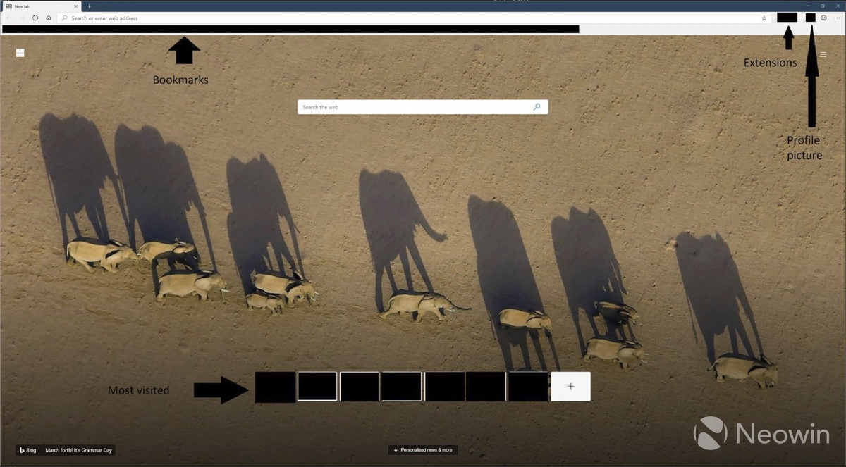 Первые скриншоты нового браузера Edge