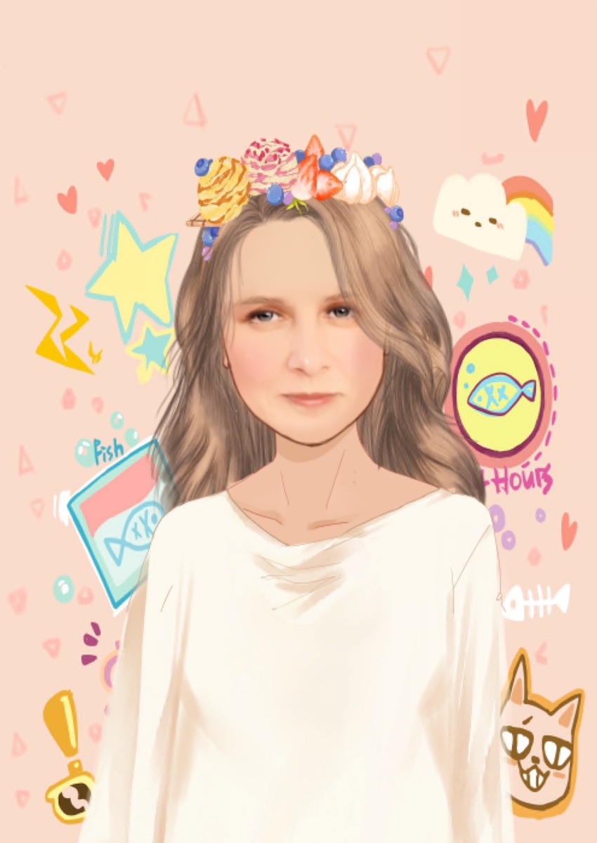 На самом деле, в жизни я выгляжу пости также. У меня почти нем морщин.